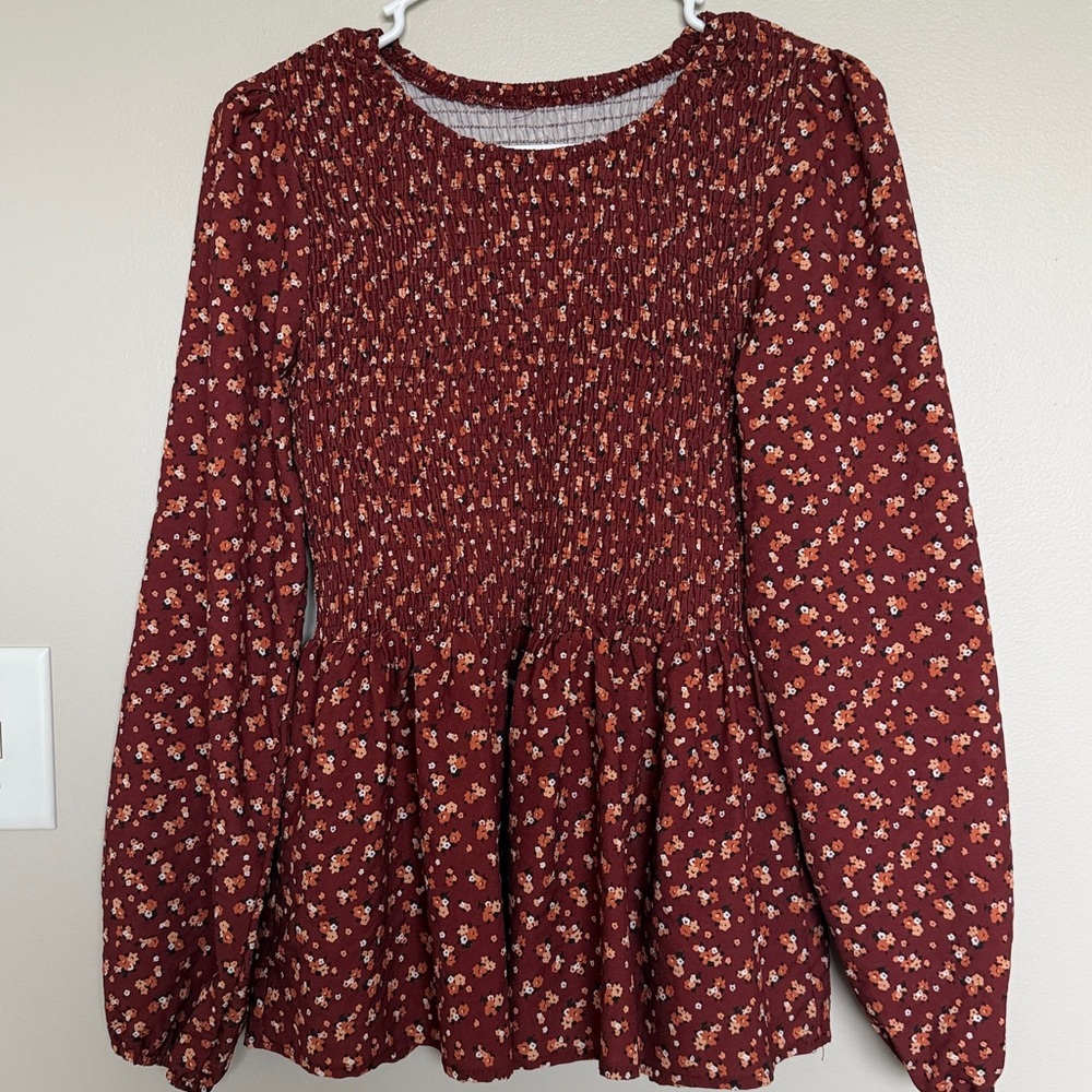 Floral Long Sleeve Blouse